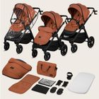 Lionelo, Layla, carucior multifunctional, 3in1, Brown Rust