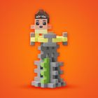 Marioinex, Mini Waffle, set de constructie surpriza, 15 piese, 1 buc.