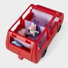 Peppa Pig, Peppa's Big Family Car, set de joaca cu figurine