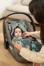 Sensillo, Velvet, husa pentru scaun auto, 90-90 cm, Paradise, smarald