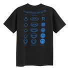 Tricou negru cu croiala relaxed S.W.Smiley NOWEAR