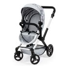 Bayer Design, Xeo, carucior multifunctional pentru papusi, gri