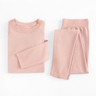 Bluza termoactiva roz cu adaos de lana NOWEAR