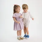 Cool Club, Set pentru baieti, Body cu maneca lunga, muselina, Pantaloni scurti, Bretele, mix