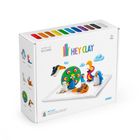 Hey Clay, Birds, set creativ, 18 cutii de plastilina