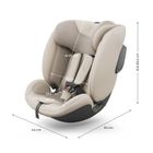 Kinderkraft, I-Fix, scaun auto, 61-150 cm, bej