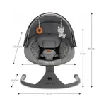 Kinderkraft, Lumi 2, balansoar electric 2in1, Dark Grey