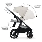 Kinderkraft, Nea 2, carucior multifunctional 2w1, Soft Beige