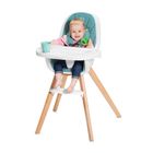 Kinderkraft, Tixi, scaun de masa 2in1, roz