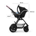 Kinderkraft, Xmoov, carucior multifunctional Travel System 3in1, denim