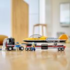 LEGO City Great Vehicles, Transportor de avion cu reactie pentru spectacol aviatic, 60289