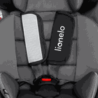 Lionelo, Bastiaan, scaun auto cu baza rotativa, Grey/Black