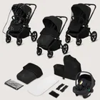 Lionelo, Freya, carucior multifunctional 3in1, Black Onyx