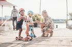 Scoot & Ride, Highwaykick 1, vehicul fara pedale si trotineta 2 in 1, Peach