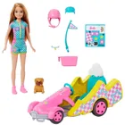 Barbie, Casa in Malibu + Kartul Stacie gratuit, set promotional cu papusa