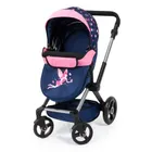 Bayer Design, Xeo, carucior multifunctional pentru papusi, bleumarin-roz