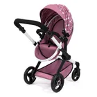 Bayer Design, Xeo, carucior multifunctional pentru papusi, roz
