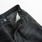 Blugi ajustabili cenusii-negri cu croiala super baggy unisex NOWEAR