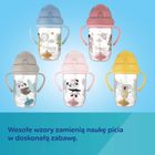 Canpol babies, Bonjour Paris, canita anti-varsare cu pai, albastru, 270 ml