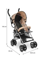 Caretero, Alfa, carucior sport, Grey