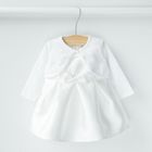 Cool Club, Set pentru fete, Rochie fara maneci, Bolero, alb