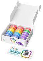 Hey Clay, Ocean, set creativ, 18 cutii de plastilina