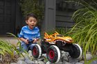 Hot Wheels, Monster Trucks Tiger Shark, masina cu telecomanda, scara 1:24