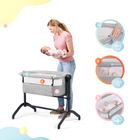 Kinderkraft, Bea, patut atasabil (co-sleeper) 2in1, gri