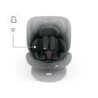 Kinderkraft, I-Grow 2 Plus, scaun auto, i-Size, negru, 40-150 cm