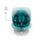 Kinderkraft, I-Grow 2 Plus, scaun auto, i-Size, verde, 40-150 cm