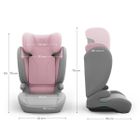 Kinderkraft, I-Spark 2 Plus, i-Size, scaun auto, pink, 100-150 cm