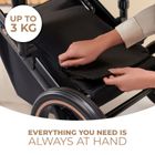 Kinderkraft, Prime 2, carucior multifunctional 2in1, Sandrose Beige