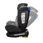 Lionelo, Bastiaan, scaun auto cu baza rotativa, Grey/Black
