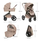 Lionelo, Freya, carucior multifunctional 3in1, Beige Sand