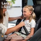 Lionelo, Lars, I-size, scaun auto, 100-150 cm, Sporty Black Red