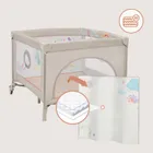 Lionelo, Mille Plus, parcul de joaca pentru copii, Grey Beige