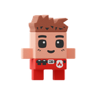 Marioinex, Mini Waffle, City, Statia de pompieri, set de constructie, 280 piese