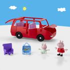 Peppa Pig, Peppa's Big Family Car, set de joaca cu figurine