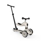 Scoot & Ride, Highwaykick 1 Push and Go, trotineta cu scaun si maner 3 in 1, Ash