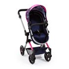 Bayer Design, Combi Neo Vario, carucior multifunctional pentru papusi, bleumarin-roz