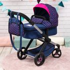 Bayer Design, Xeo, carucior multifunctional pentru papusi, bleumarin-roz