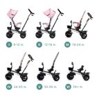 Kinderkraft, Aveo, bicicleta cu trei roti, roz