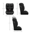 Kinderkraft, Comfort Up 2 Plus, i-Size, scaun auto, black, 100-150 cm