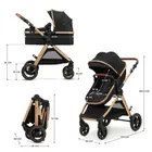 Kinderkraft, Esme, carucior multifunctional 3in1, Pure Black
