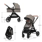 Kinderkraft, Esme, carucior multifunctional 3in1, Sand Beige