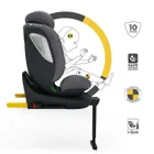 Kinderkraft, I-360 2 Plus, scaun auto, i-Size, gri, 40-150 cm