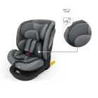 Kinderkraft, I-Grow 2 Plus, scaun auto, i-Size, gri, 40-150 cm