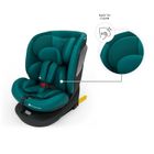 Kinderkraft, I-Grow 2 Plus, scaun auto, i-Size, verde, 40-150 cm