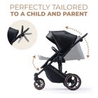 Kinderkraft, Prime 2, carucior multifunctional 2in1, Sandrose Beige
