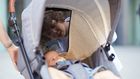 Kinderkraft, Prime, carucior multifunctional 2in1, gri + geanta Mommy Bag